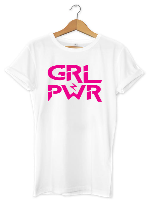 T-shirt original femme girl power  So Custom