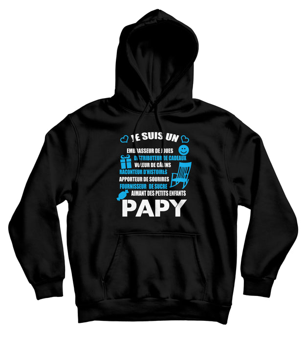 Sweat capuche original papy amour famille So Custom